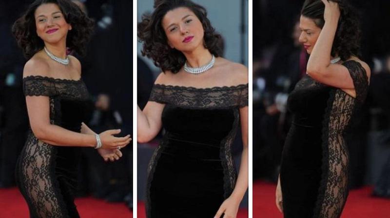 ხატია ბუნიათიშვილის გაბრწყინება ვენეციის კინოფესტივალის წითელ ხალიჩაზე - პიანისტის სექსუალური სტილი და შავი კაბა (ფოტოები)