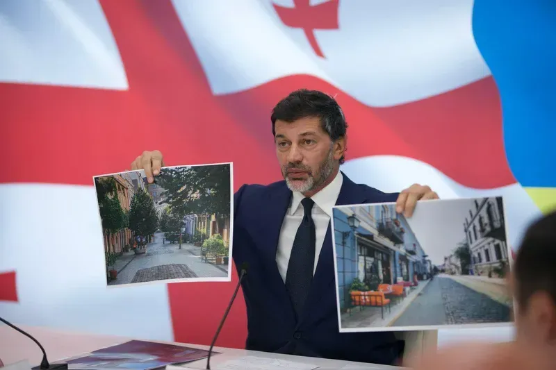 "აღმაშენებლის გამზირზე არსებული 50-მდე კაფეს უნებართვო კონსტრუქციის დემონტაჟი განხორციელდა" - კახა კალაძე