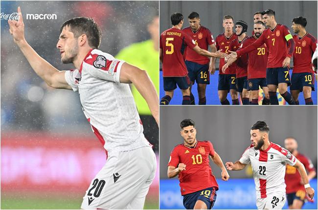 მორატას ჰეთთრიკი, ჩაკვეტაძის გაბრძოლება და "ჩაძინებული" კვარაცხელია -  საქართველომ ესპანეთთან მატჩი გამანადგურებელი ანგარიშით 1:7 დათმო