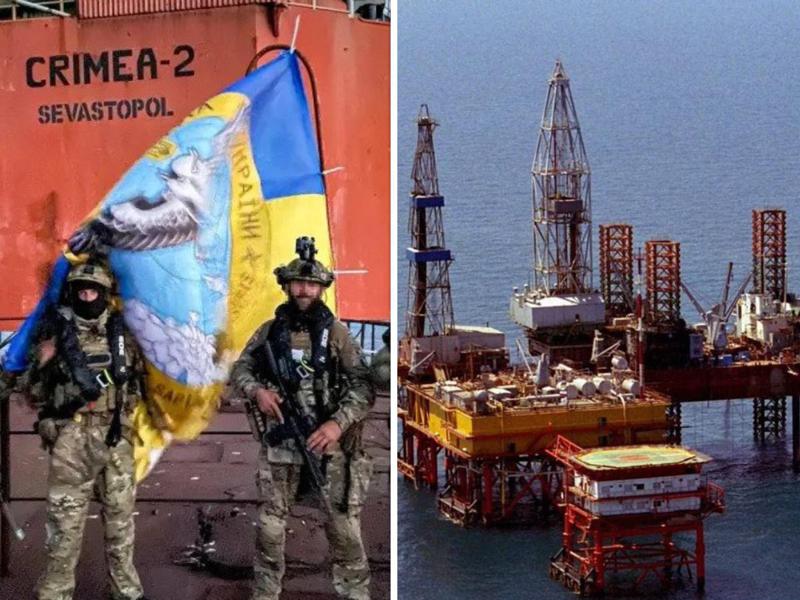 კიდევ ერთი "უნიკალური ოპერაცია" - უკრაინამ შავი ზღვის სტრატეგიული ნავთობის პლატფორმებზე კონტროლი აღადგინა