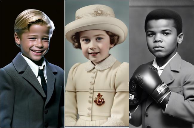 ტესტი: გამოიცანი ცნობილი ადამიანი ხელოვნური ინტელექტის მიერ შექმნილი ბავშვობის ფოტოთი