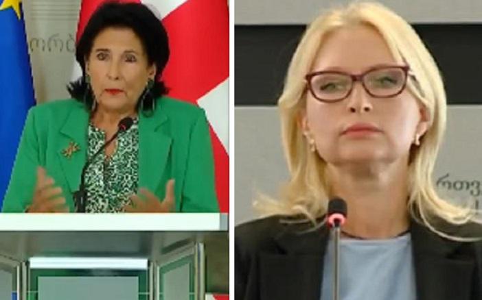 "ძალიან ვნანობ ნათია თურნავასთან დაკავშირებით ჩემ გადაწყვეტილებას და ამისთვის ბოდიშს ვიხდი - ის უნდა გადადგეს!" - პრეზიდენტი