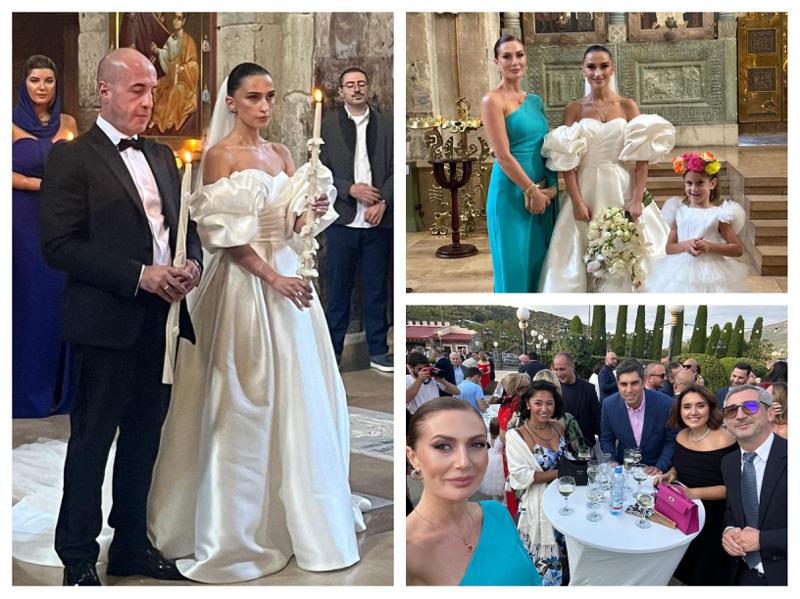 ვანო ჩხარტიშვილის ძმისშვილისა და კახა ოქრიაშვილის დისშვილის გრანდიოზული ქორწილი  მცხეთაში (ფოტოები)