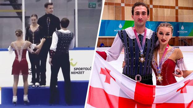 საქართველოს სახელით მოასპარეზე მოციგურავეების წარმატება და უკრაინელი სპორტსმენების პროტესტი -  მათ გამარჯვებულებს ხელი არ ჩამოართვეს