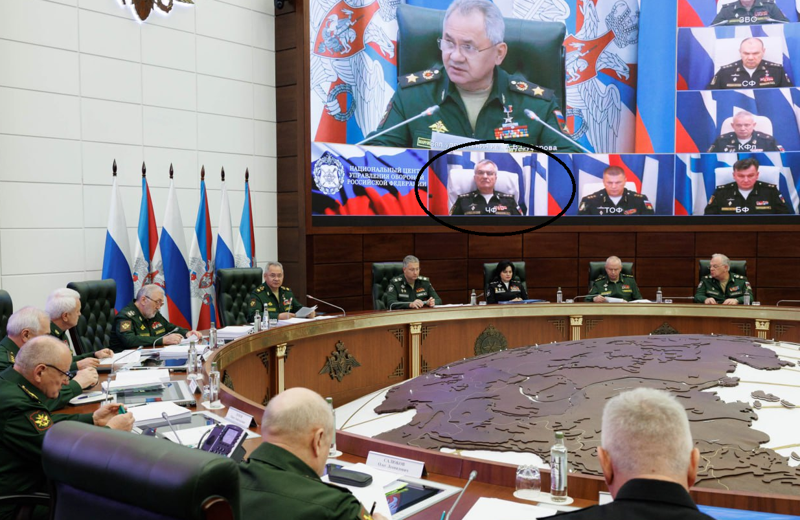 "მიცვალებული ადგა“ - გარდაცვლილად გამოცხადებული რუსეთის შავი ზღვის ფლოტის მეთაური შოიგუს თათბირზე გამოჩნდა