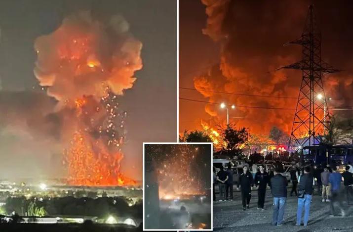 ძლიერი აფეთქება და ხანძარი უზბეკეთში, საერთშაშორისო აეროპორტთან - რას წერს მედია მომხდარზე (ფოტოები)