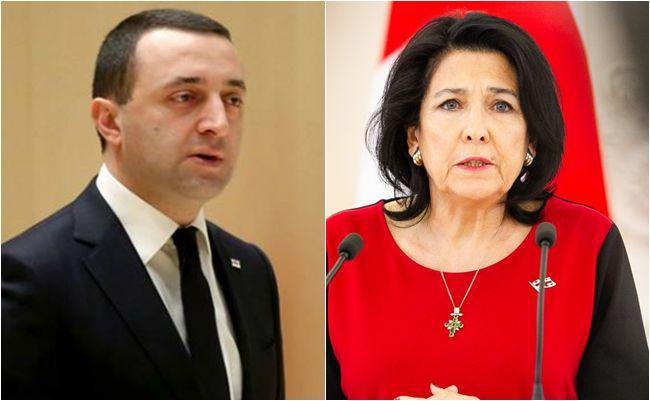 "ქალბატონ პრეზიდენტს ჩემი ხელმოწერით ვერ გავაგრძელებინებდი ქვეყნის წინააღმდეგ საბოტაჟს, მას არაფერი გაუკეთებია ევროინტეგრაციის გზაზე" - პრემიერი