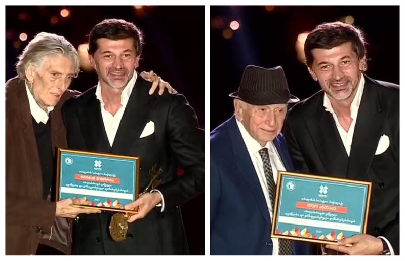 მსახიობებს მურმან ჯინორიასა და ლეო ანთაძეს თბილისის საპატიო მოქალაქის წოდება მიენიჭათ