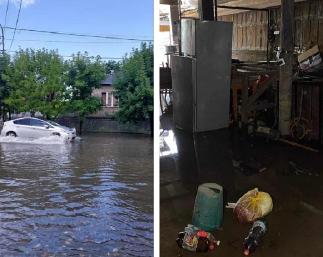 "სახლი წყლითაა სავსე, ყველაფერი გაგვიფუჭდა" - ძლიერმა წვიმამ ოზურგეთსა და ფოთში პრობლემები შექმნა