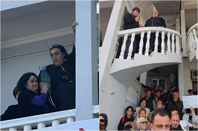 ამ წუთებში ქობულეთში ხმაურია -  სასტუმროს მეპატრონე ქალი თავის დაწვით იმუქრება: "ჰყავს მცირეწლოვანი ბავშვები, ასევე, მძიმე ავადმყოფი..."