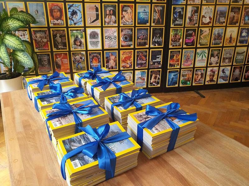 სილქნეტმა ჟურნალ National Geographic საქართველოს ნაკრები სხვადასხვა რეგიონის ბიბლიოთეკებს გადასცა