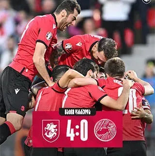 4:0 - საქართველოს ნაკრებმა კვიპროსი სასტიკად დაამარცხა