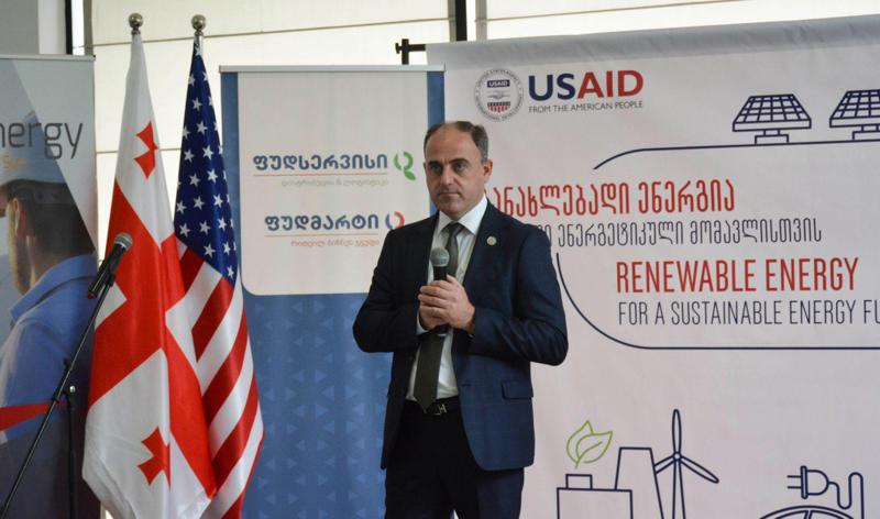 დავით ნარმანია: "სემეკი მხარს უჭერს განახლებადი ენერგიის წყაროებზე მომუშავე სადგურების განვითარებას საქართველოში"