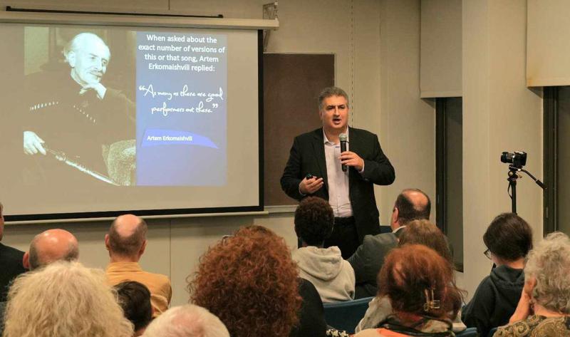 "საქართველო ღვინისა და მრავალხმიანობის აკვანი" - გია ბაღაშვილის ლექცია კოლუმბიის უნივერსიტეტში და აღფრთოვანებული პუბლიკა