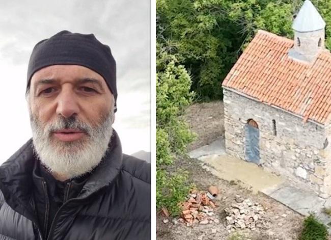 "ვითომ პატრიოტიზმის სახელით ააფრიალეს ქართული დროშა და საერთოდ დაიკეტა ტაძარი" - ანდრია ჯაღმაიძე განმარტავს, თუ რატომ აჭედეს ტაძრის კარი სოფელ კირბალში ოკუპანტებმა