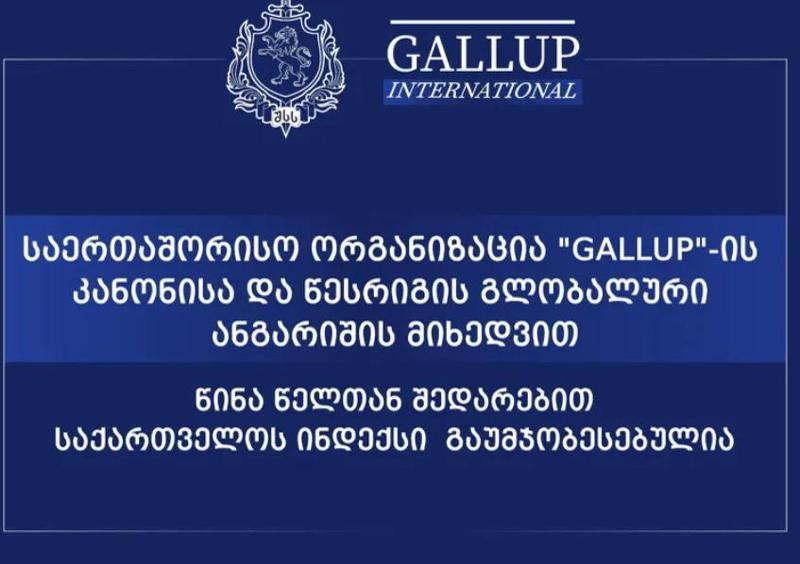 "კანონისა და წესრიგის" გლობალური ანგარიშის მიხედვით, წინა წელთან შედარებით საქართველოს ინდექსი გაუმჯობესებულია - შსს