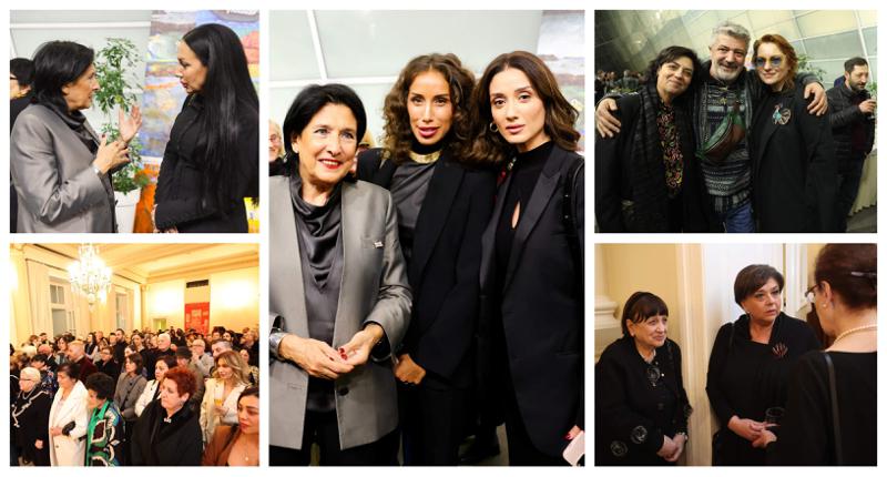 ცნობილი ქართველები, რომლებიც პრეზიდენტის წამოწყებულ კამპანიას შეუერთდნენ - ფოტოები ორბელიანის სასახლეში გამართული მიღებიდან