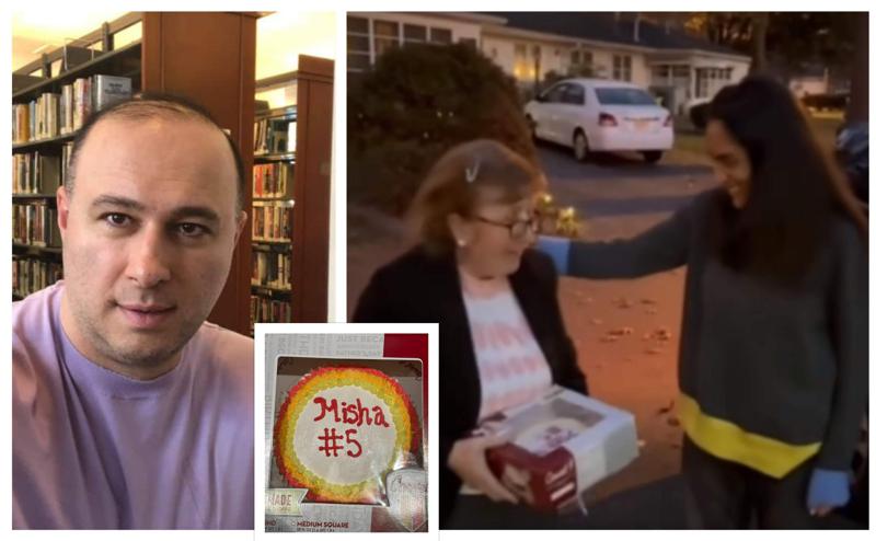 "მე და სოფომ 6 საათი ვიმგზავრეთ, ამ ადამიანისთვის სიხარული რომ მიგვენიჭებინა... რაც შეეხება ტორტს, მიშა მე დავაწერე" - რას წერს ამერიკაში მყოფი გია ხუროშვილი ჯაფარიძისა და ემიგრანტის შეხვედრაზე