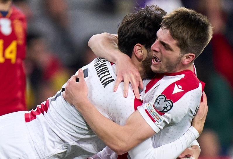 ჩაკვეტაძის და კვარაცხელიას კარგმა თამაშმა ნაკრები ვერ იხსნა  - საქართველოს ნაკრები ესპანეთთან დამარცხდა (ვიდეო)