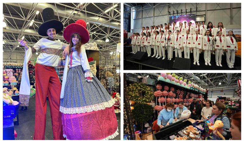 "ბიბლუსის" საახალწლო ფესტივალი ხალხმრავლობისა და სადღესასწაულო პროგრამის ფონზე მიმდინარეობს (ფოტო)