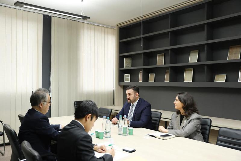 ცესკოს თავმჯდომარემ იაპონიის ელჩთან გაცნობითი ხასიათის შეხვედრა გამართა