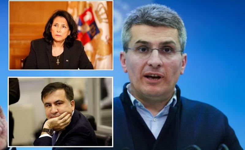 "ვულოცავ ქალბატონ სალომესაც, რომელმაც არ დაიმსახურა იყოს პრეზიდენტი, მაგრამ ამ ქვეყნის მოქალაქეა... რაც შეეხება სააკაშვილს, ის საქართველოს მტერია" - მამუკა მდინარაძე