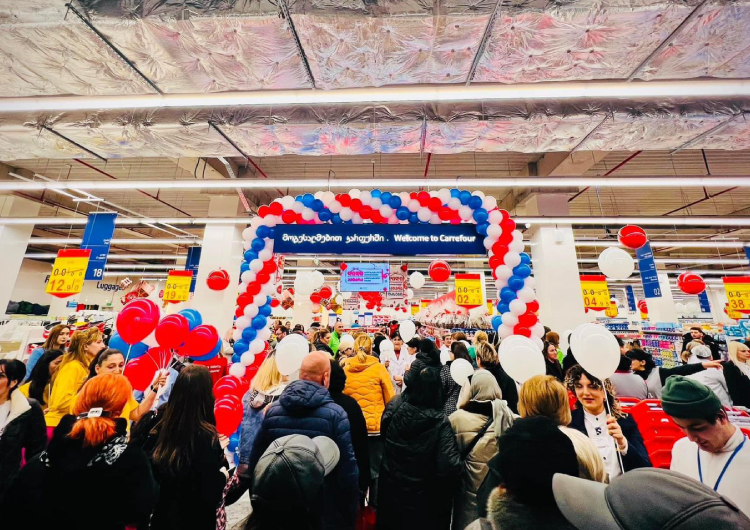 "კარფური“ გაფართოებას აგრძელებს - ფრანგული ბრენდის ახალი ჰიპერმარკეტი გორში უკვე გაიხსნა