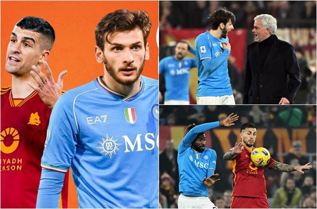 კოშმარული საღამო ნეაპოლელებისთვის, გაძევებული 2 ფეხბურთელი და უშანსოდ დარჩენილი სერია ა-ს მოქმედი ჩემპიონი - კვარაცხელიას "ნაპოლიმ" ისევ წააგო, ამჯერად "რომასთან"