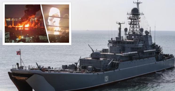 უკრაინელებმა რუსეთის შავი ზღვის ფლოტის დიდი სადესანტო ხომალდი, "ნოვოჩერკასკი" გაანადგურეს - რას აცხადებენ კრემლში?