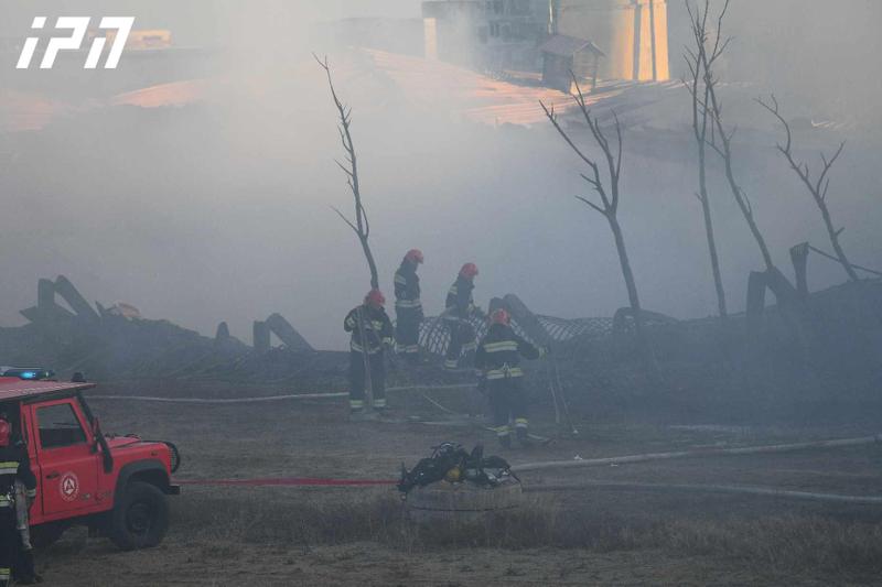 "ჰუალინგის“ ტერიტორიაზე, პლასტმასის საწყობში გაჩენილი ხანძარი ლიკვიდირებულია