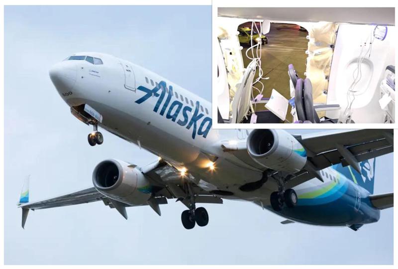აფეთქება ფრენის დროს - Alaska Airlines-ის რეისმა ავარიული დაშვება განახორციელა (ფოტო+ვიდეო)