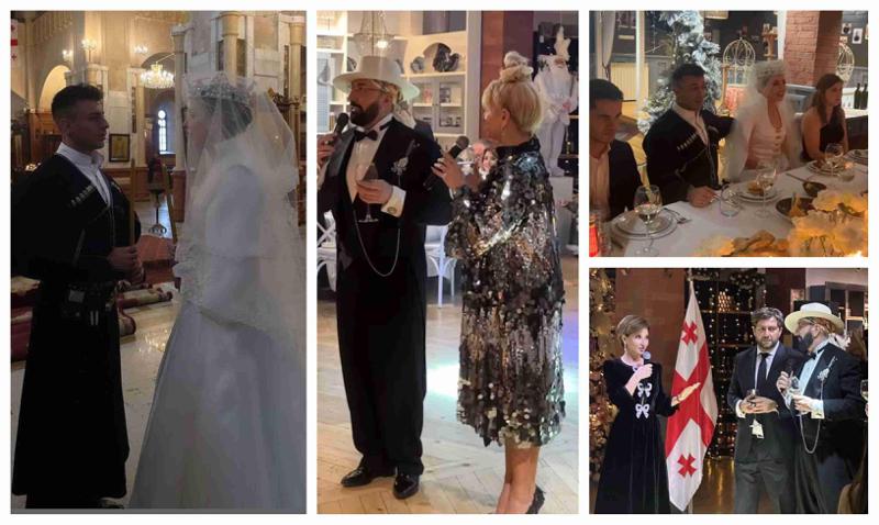 "ძალიან ემოციურია ეს ჩემთვის..." - გოჩა ჩერტკოევის ვაჟის ულამაზესი ქორწილი: უცხოელი რძალი ქართული სამოსით, ტრადიციული ცეკვები და ცნობილი სტუმრები (ფოტოები)