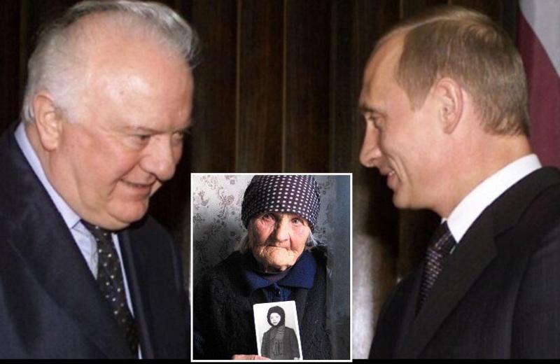 ჩხვლეტა გურულად -  შევარდნაძის საჩუქარი პუტინს: ნახატი "დედის ოცნება", რომლითაც "შევემ" რუსეთის პრეზიდენტს აშკარად ვერა პუტინაზე მიანიშნა