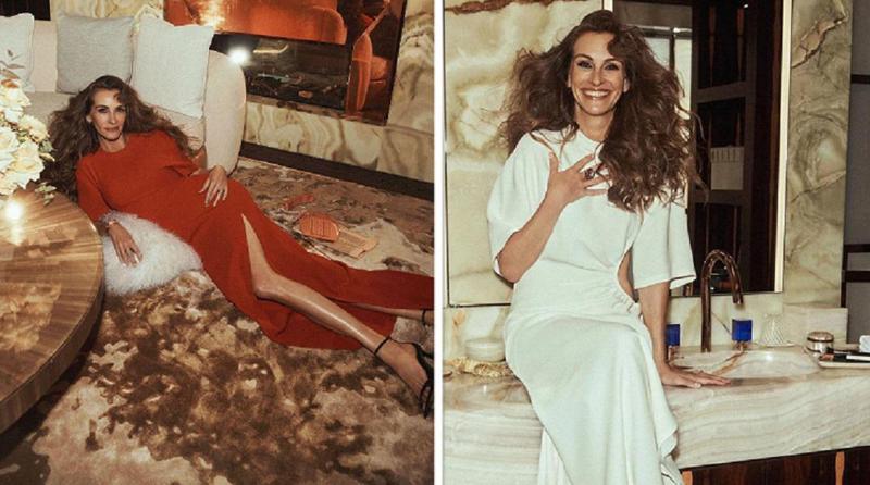 "ყოველ მეორე შაბათს 18 საათის განმავლობაში თავს ქილაში ვყოფ. ეს სასწაულებს ახდენს, თუმცა სუნი საშინელია" - რას ამბობს 56 წლის ჯულია რობერთსი ახალგაზრდობის საიდუმლოზე: მსახიობის ახალი ფოტოები