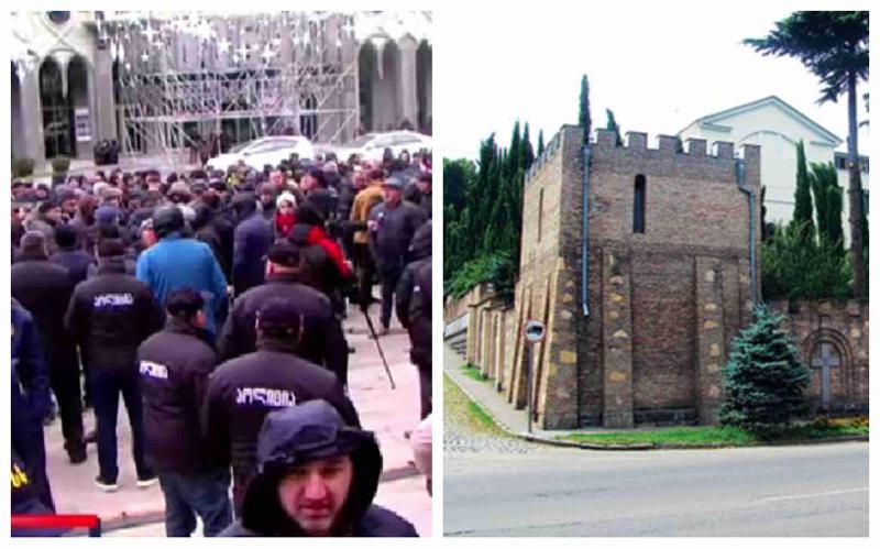 "ცნობილი ხდება, რომ პარლამენტის წინ დღეს დაგეგმილი აქცია შესაძლოა, გადაიზარდოს პოლიტიკური ან დესტრუქციული ხასიათის ქმედებებში" - საპატრიარქო მიმართვას ავრცელებს