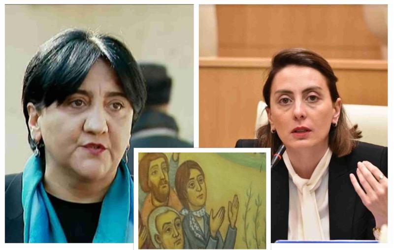 "ხატია დეკანოიძეს უფრო ჰგავს" - ირმა ინაშვილი მატრონას ხატზე გამოსახულ ქალზე