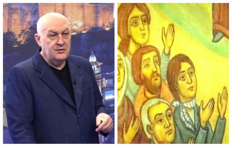 "ამ ხატზე ჩვენ არ ვართ... ირმა ინაშვილს შავი თმა აქვს, ხატზე გამოსახულ მანდილოსანს - ყავისფერი, მე 10 წელია მელოტი ვარ, ეგეთი თმა მაქვს?" - დავით თარხან-მოურავი