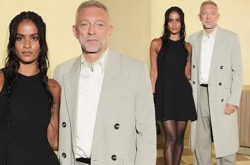 57 წლის ვენსან კასელი 27 წლის შეყვარებულთან ერთად - წყვილის ფოტოები პარიზის მოდის კვირეულიდან