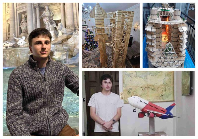 "ვაპირებ, ხმა მივაწვდინო ილონ მასკს" - ათობით ათასი ასანთის ღერისგან შექმნილი SpaceX Starship, საკრუიზო ლაინერი და Wizz Air-ის თვითმფრინავი: ვინ არის შთამბეჭდავი კონსტრუქციების ავტორი?