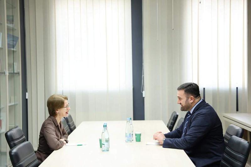 ცესკოს თავმჯდომარემ ლატვიის ელჩთან გაცნობითი ხასიათის შეხვედრა გამართა