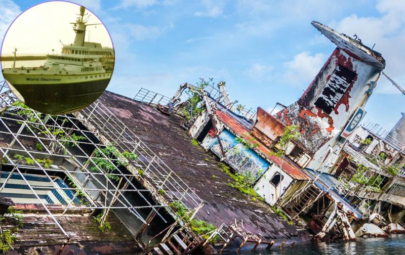 80-მილიონიანი გემი, რომელსაც ოდესღაც მდიდარი ტურისტები გადაჰყავდა, ახლა წყნარ ოკეანეში იჟანგება - საკრუიზო ხომალდის დაღუპვის ისტორია