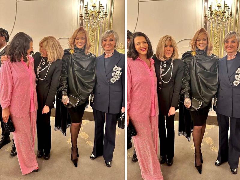 ემანუელ და ბრიჯიტ მაკრონები, რიანა და სხვები - რა ფოტოებს აქვეყნებს ხატია ბუნიათიშვილი ელისეს სასახლიდან