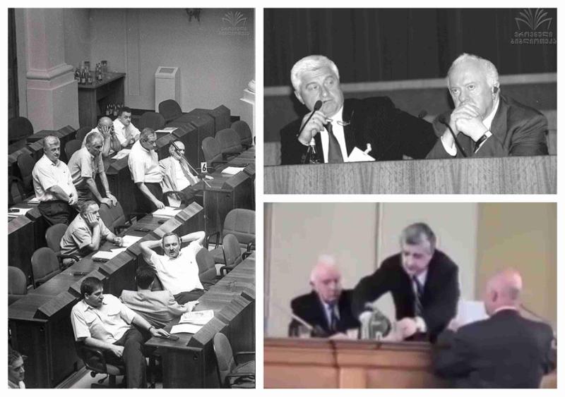 "ნიუ-ჯერსის სტადიონზეც კი აჩვენეს, როგორ მიჭერს შევარდნაძე ხელს და როგორ ვასხამ "ბორჯომს" ნათაძეს" - 30 წლის წინანდელი პოლიტიკური ამბები: როგორ გააოცეს რჩეულიშვილთან წყნეთში ასული ელჩები?