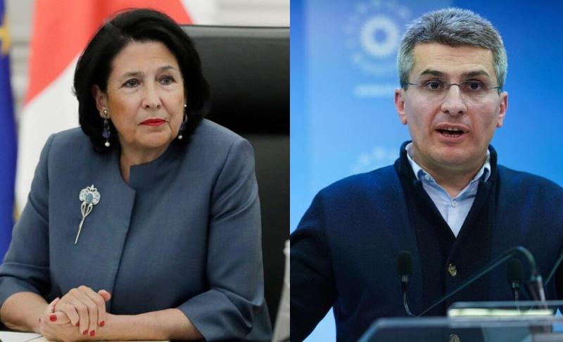 "მას შემდეგ, რაც კამპანია აიწია, რომ ზურაბიშვილმა მეზობელი ქვეყნის პრეზიდენტს არ მიულოცა, დოკუმენტი გააყალბეს, ძველი რიცხვი დააწერეს" - მამუკა მდინარაძე