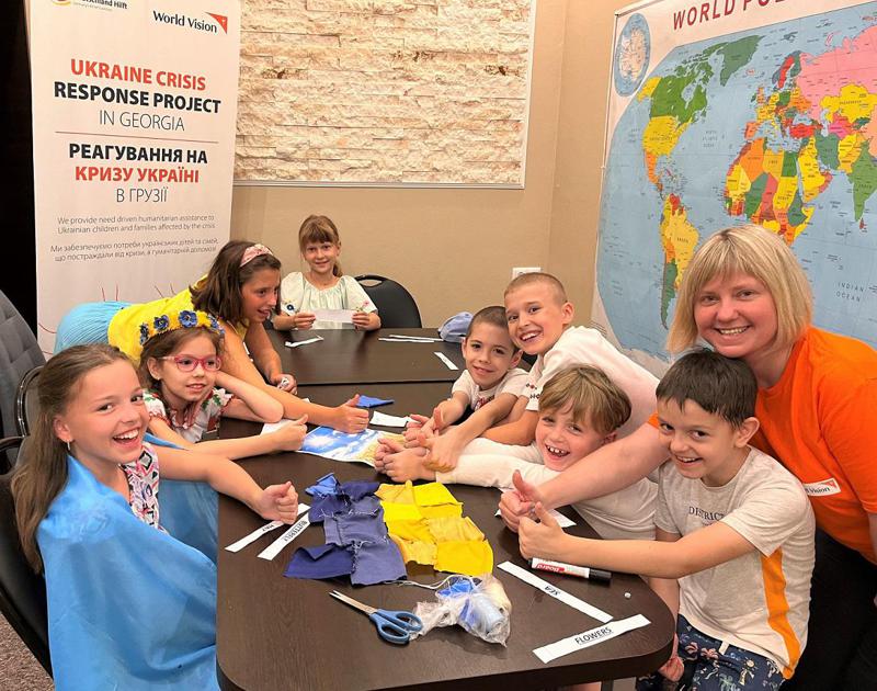 World Vision-ის საგანმანათლებლო და სოციალური მხარდაჭერის ცენტრი  უკრაინელი ბავშვებისთვის
