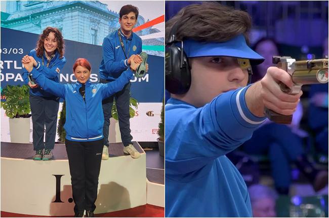 ისტორიული წარმატება -  ევროპის ჩემპიონატზე, პნევმატური იარაღიდან სროლაში, ქართველებმა პირველივე დღეს ოქრო მოიპოვეს