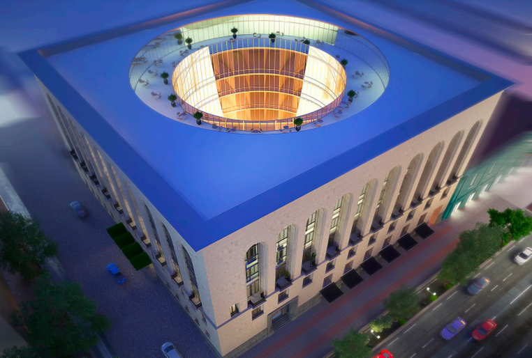 როგორი იქნება სასტუმრო, რომელსაც თამაზ გაიაშვილი რუსთაველის გამზირზე აშენებს (ფოტოები)