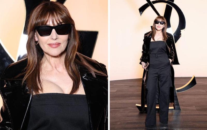 59 წლის მონიკა ბელუჩის მორიგი შთამბეჭდავი ფოტოები - იტალიური კინოს ლეგენდა პარიზის მოდის კვირეულს დაესწრო