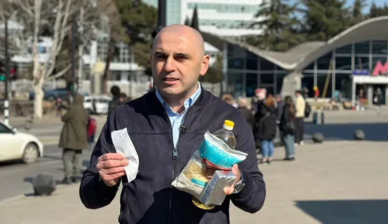 "თამამად შემიძლია ვთქვა, რომ ცეცხლი უკიდია პროდუქტების ფასებს - ჩეკს თავისი ფასების ჩამონათვალით ივანიშვილს და კობახიძეს ვუგზავნით" - ხაბეიშვილი