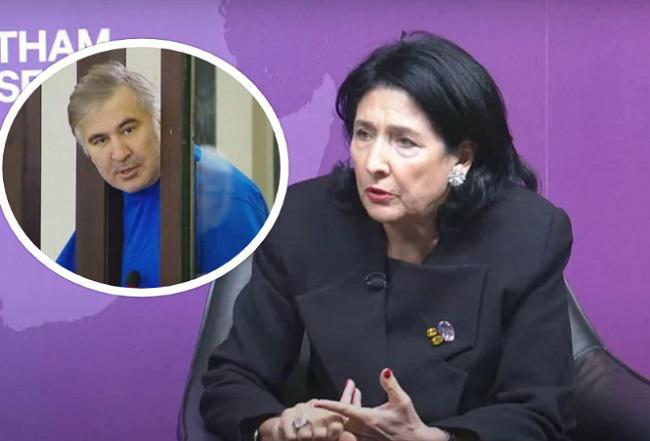 "ეს მორალური გადაწყვეტილებაა, რომელსაც ჩემით მივიღებ და პასუხს მხოლოდ საკუთარი თავის წინაშე ვაგებ" - რა თქვა პრეზიდენტმა სააკაშვილის შეწყალების შესაძლებლობაზე